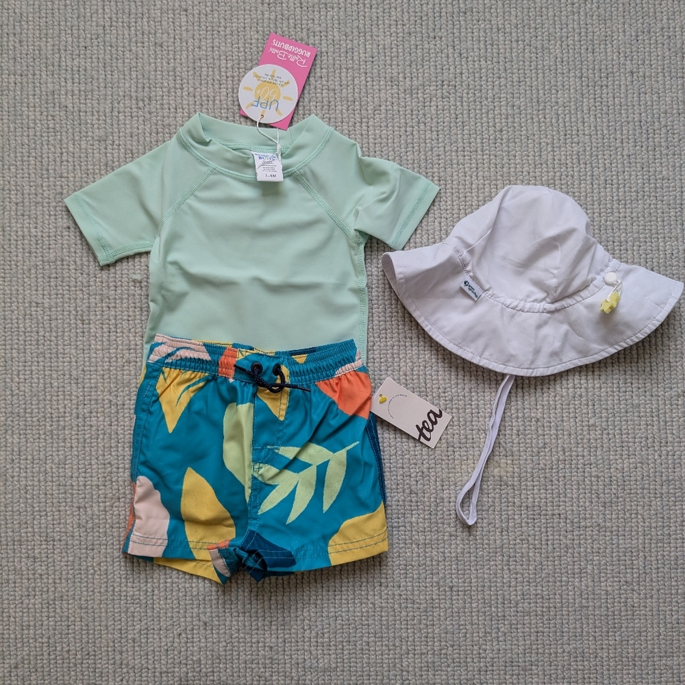 Baby boy 3-6m swim bundle